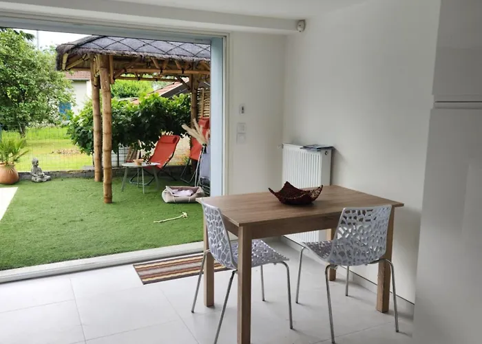 公寓 La Maison Marilyne - T2 Avec Piscine Privative 艾克斯莱班